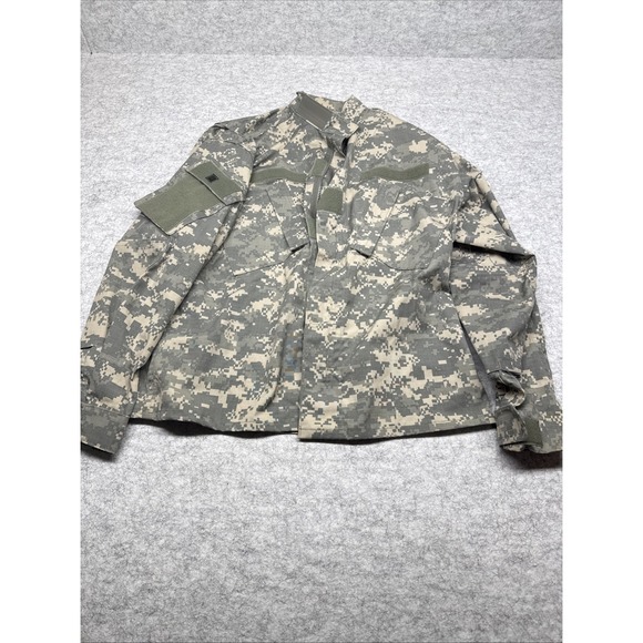Other - US Army Combat Military Mens Medium Short ACU Field Jacket Digital Camouflage